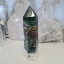 Load image into Gallery viewer, Moss Agate Tower