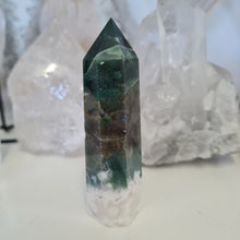 Load image into Gallery viewer, Moss Agate Tower