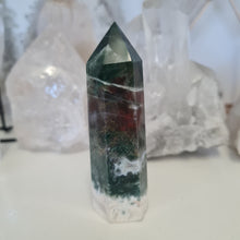 Load image into Gallery viewer, Moss Agate Tower