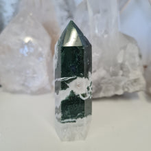 Load image into Gallery viewer, Moss Agate Tower