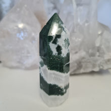 Load image into Gallery viewer, Moss Agate Tower