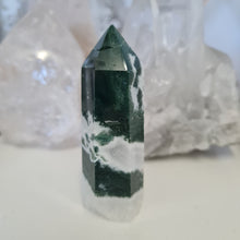 Load image into Gallery viewer, Moss Agate Tower