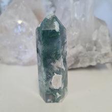 Load image into Gallery viewer, Moss Agate Tower
