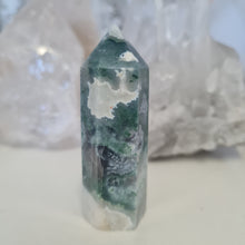 Load image into Gallery viewer, Moss Agate Tower