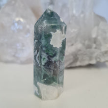 Load image into Gallery viewer, Moss Agate Tower