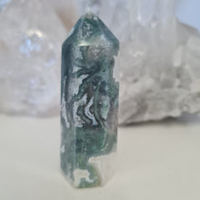 Load image into Gallery viewer, Moss Agate Tower