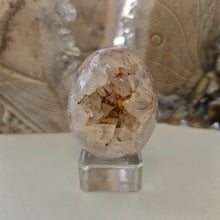 Load image into Gallery viewer, Pink Amethyst X Flower Agate Egg