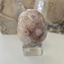 Load image into Gallery viewer, Pink Amethyst X Flower Agate Egg