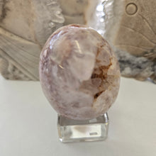 Load image into Gallery viewer, Pink Amethyst X Flower Agate Egg