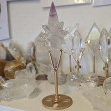 Load image into Gallery viewer, Amethyst Polaris Star with Stand