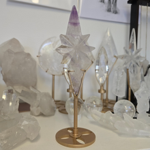 Load image into Gallery viewer, Amethyst Polaris Star with Stand