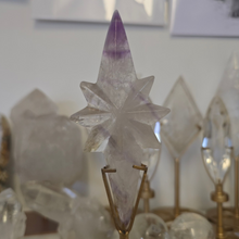 Load image into Gallery viewer, Amethyst Polaris Star with Stand