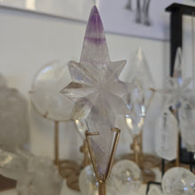 Load image into Gallery viewer, Amethyst Polaris Star with Stand