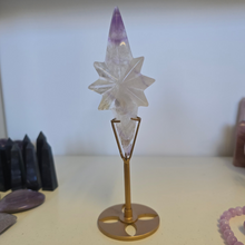 Load image into Gallery viewer, Amethyst Polaris Star with Stand
