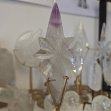 Load image into Gallery viewer, Amethyst Polaris Star with Stand