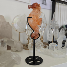 Load image into Gallery viewer, Fire Quartz Seahorse