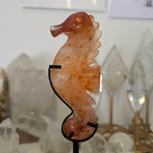 Load image into Gallery viewer, Fire Quartz Seahorse