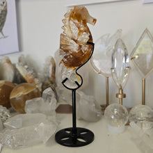 Load image into Gallery viewer, Golden Healer Quartz Seahorse