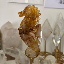Load image into Gallery viewer, Golden Healer Quartz Seahorse