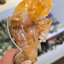 Load image into Gallery viewer, Golden Healer Quartz Seahorse