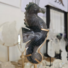 Load image into Gallery viewer, Moss Agate Seahorse