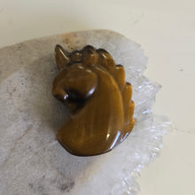 Load image into Gallery viewer, Tiger's Eye Unicorn Carving