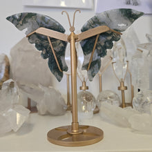 Load image into Gallery viewer, Moss Agate Butterfly Wings