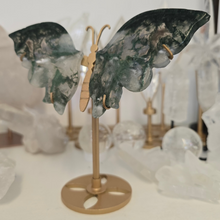 Load image into Gallery viewer, Moss Agate Butterfly Wings