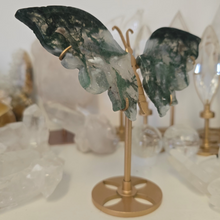 Load image into Gallery viewer, Moss Agate Butterfly Wings