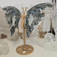 Load image into Gallery viewer, Moss Agate Butterfly Wings