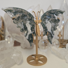 Load image into Gallery viewer, Moss Agate Butterfly Wings