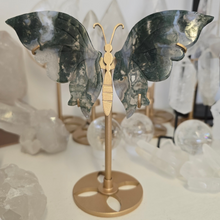 Load image into Gallery viewer, Moss Agate Butterfly Wings