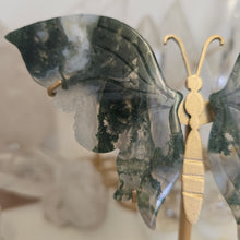 Load image into Gallery viewer, Moss Agate Butterfly Wings
