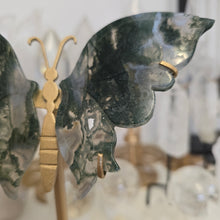 Load image into Gallery viewer, Moss Agate Butterfly Wings