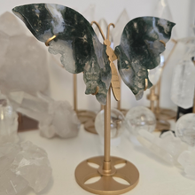 Load image into Gallery viewer, Moss Agate Butterfly Wings