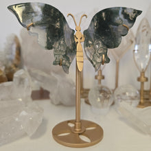 Load image into Gallery viewer, Moss Agate Butterfly Wings