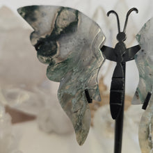 Load image into Gallery viewer, Moss Agate Butterfly Wings