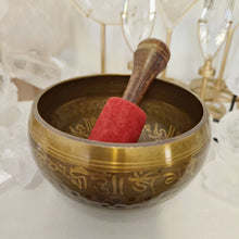 Load image into Gallery viewer, Singing Bowl - Mantra Etched - Hammered - 10 cm
