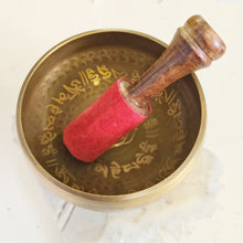 Load image into Gallery viewer, Singing Bowl - Mantra Etched - Hammered - 10 cm
