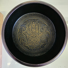 Load image into Gallery viewer, Singing Bowl - Hamsa Hand - 14 cm