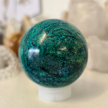 Load image into Gallery viewer, Chrysocolla Sphere