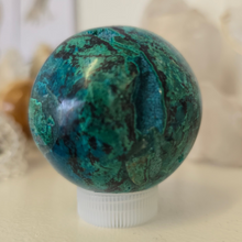 Load image into Gallery viewer, Chrysocolla Sphere