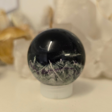 Load image into Gallery viewer, Feather Fluorite Sphere
