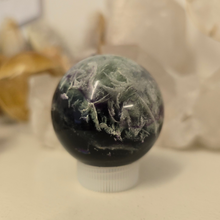 Load image into Gallery viewer, Feather Fluorite Sphere