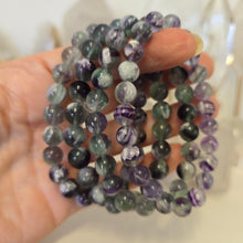 Load image into Gallery viewer, Feather Fluorite Bracelet