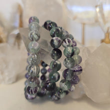 Load image into Gallery viewer, Feather Fluorite Bracelet