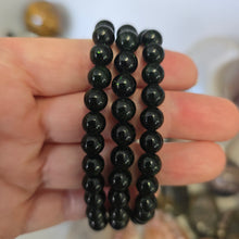 Load image into Gallery viewer, Green Goldstone (Sandstone) Bracelet