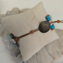 Load image into Gallery viewer, Tibetan Blue Jasper Wrap Bracelet