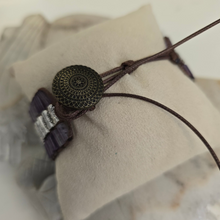 Load image into Gallery viewer, Tibetan Amethyst Wrap Bracelet