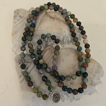 Load image into Gallery viewer, 108 Indian Agate Mala Necklace/Bracelet